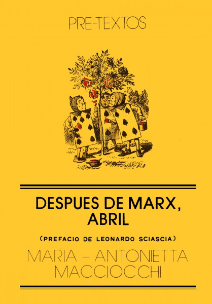 Después de Marx, abril